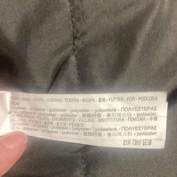 Zara girls outerwear collection dark grey faux  fur vest - Picture 4 of 4